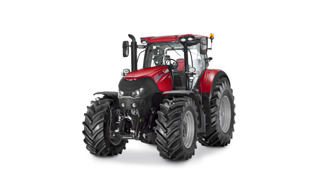 Traktorius Case IH Optum CVX serija - vaizdas iš priekio