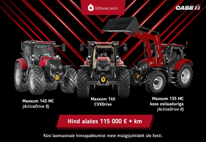 Case IH Maxxum laomasinate kampaania Case IH Maxxum laomasinate kampaania