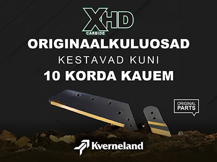 Karbiidkattega tugevdatud kuluosad kestavad kuni 10 korda kauem