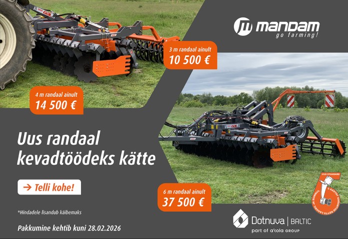 Uus randaal kevadtöödeks kätte