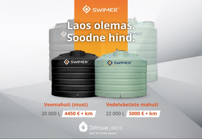 Swimer vee- ja vedelväetiste mahutite kampaania 2026