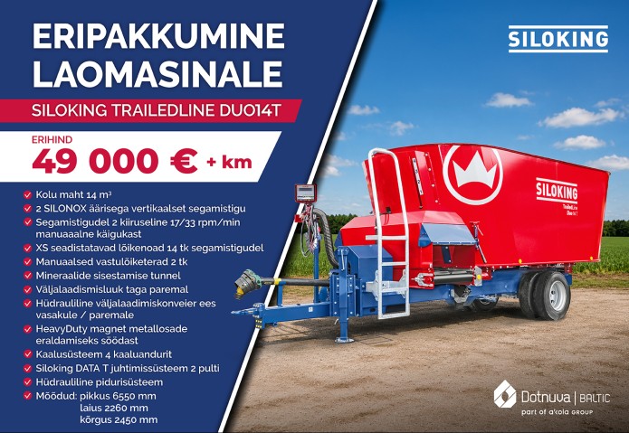 Eripakkumine laomasinale - Siloking TrailedLine Duo14T