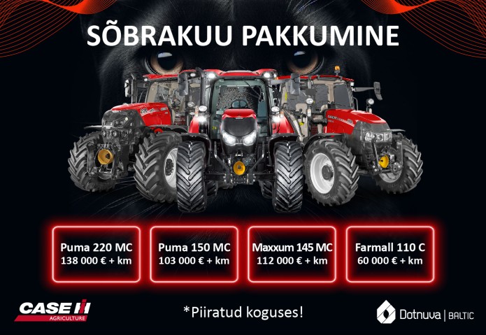 Sõbrakuu Case IH traktorite hinnasula Sõbrakuu Case IH traktorite hinnasula