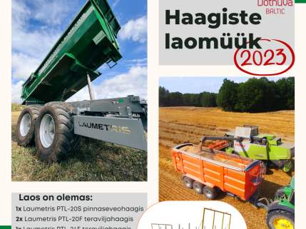 Haagiste laomüük 2023