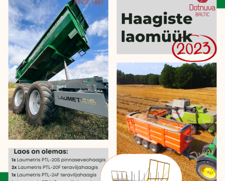 Haagiste laomüük 2023
