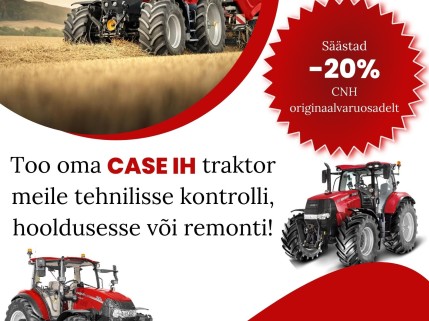 Too oma traktor meile tehnilisse kontrolli, hooldusesse või remonti!