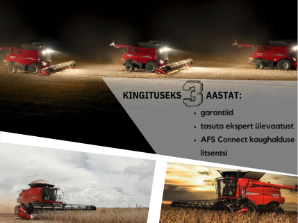 Soeta Case IH Axial Flow 2023 hooajaks ja saad 3 väärtuslikku kingitust kaasa!