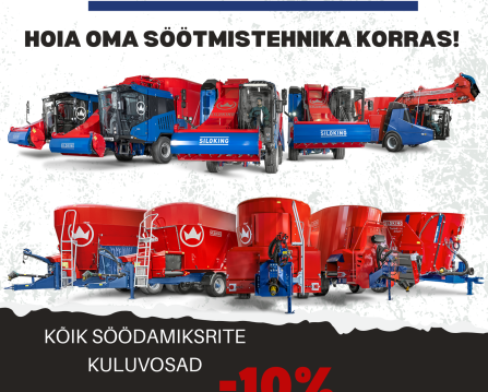 Siloking söödamiksrite kuluvosad -10%!