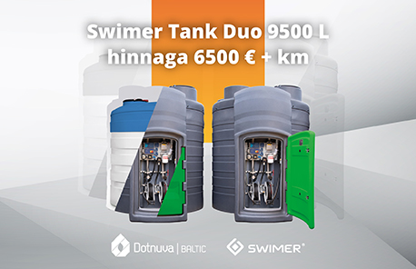 Erihinnaga Swimer Tank Duo 9500 L väiketankla