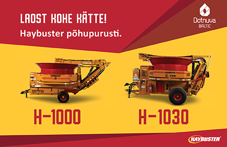 Haybuster põhupurustid laost kohe kätte