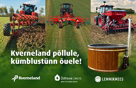 Kverneland põllule, kümblustünn õuele!