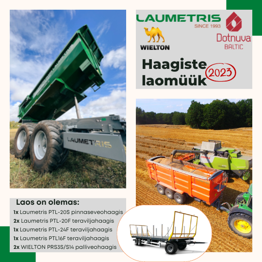 Haagiste laomüük 2023
