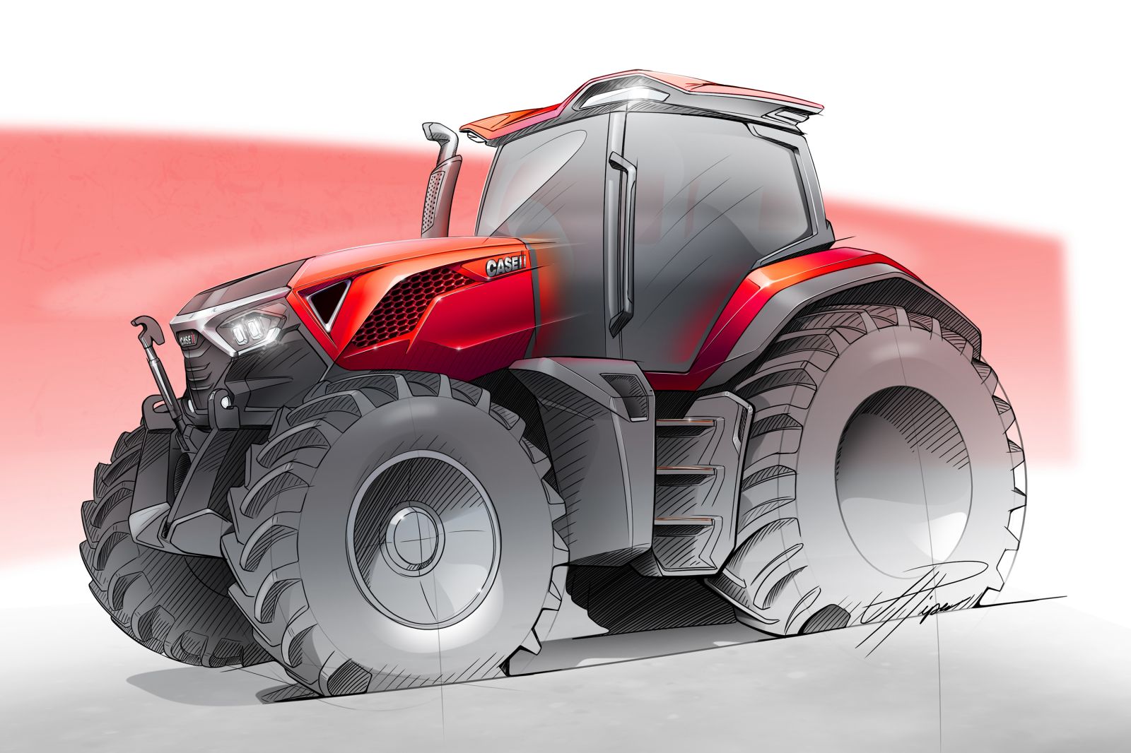 Case IH Puma traktor pälvis Red Dot tootedisaini auhinna